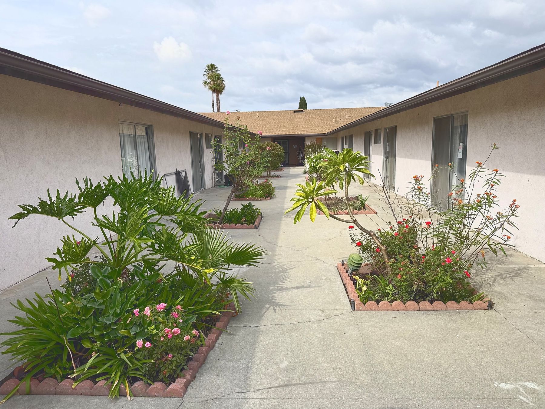 The garden courtyard